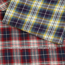 Cotton Yarn Dyed Check Brushed Woven Flannel Fabric